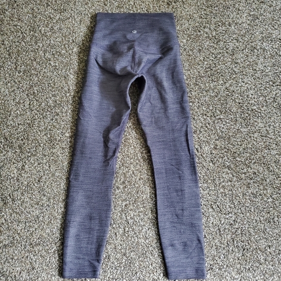 Lululemon Align Pant II 7/8 25" - Mini Heathered Herringbone Black - Size 0 - Picture 12 of 16